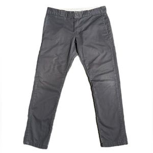 Dickies gray skinny straight pants